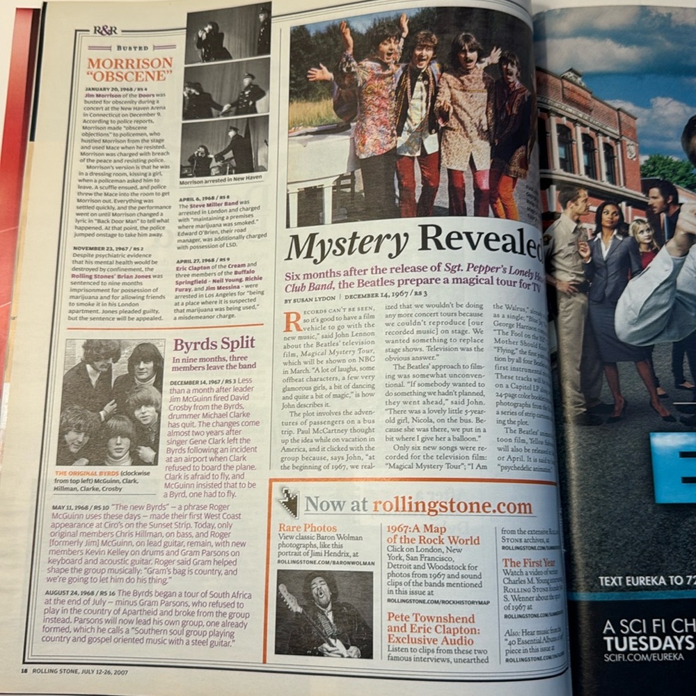 Rolling Stone 40th Anniversary Magazine - Holographic Blue & Gold Cover - Picture 4 of 4
